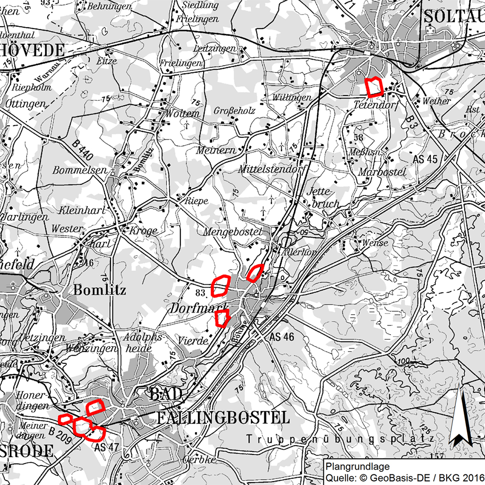 Abbildung einer Landkarte.