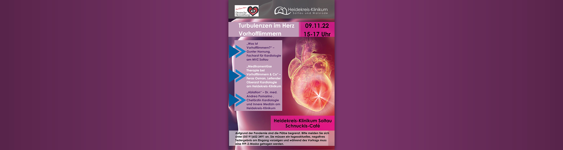 Zum Artikel: Vortrag: Turbulenzen im Herz - Vorhofflimmern