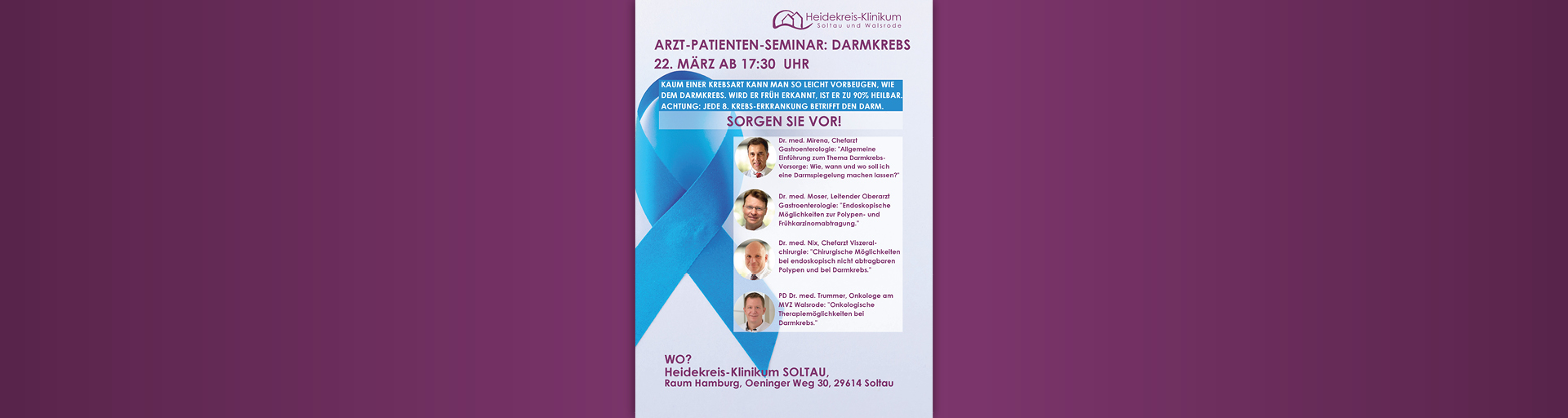 Zum Artikel: Arzt-Patienten-Seminar: Darmkrebs