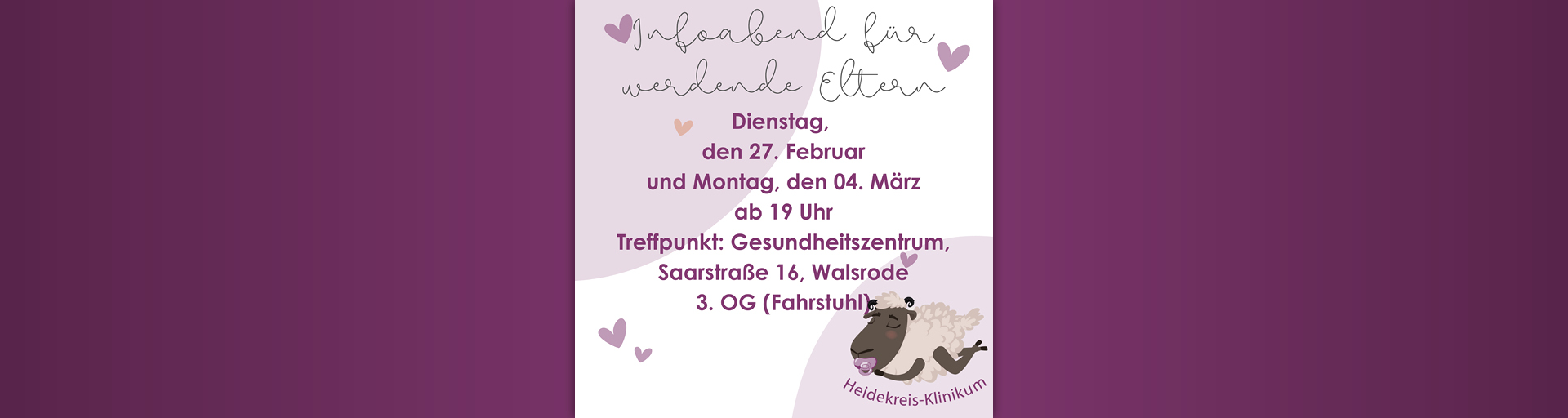 Zum Artikel: Heidekreis-Klinikum lädt werdende Eltern zu Infoabenden ein