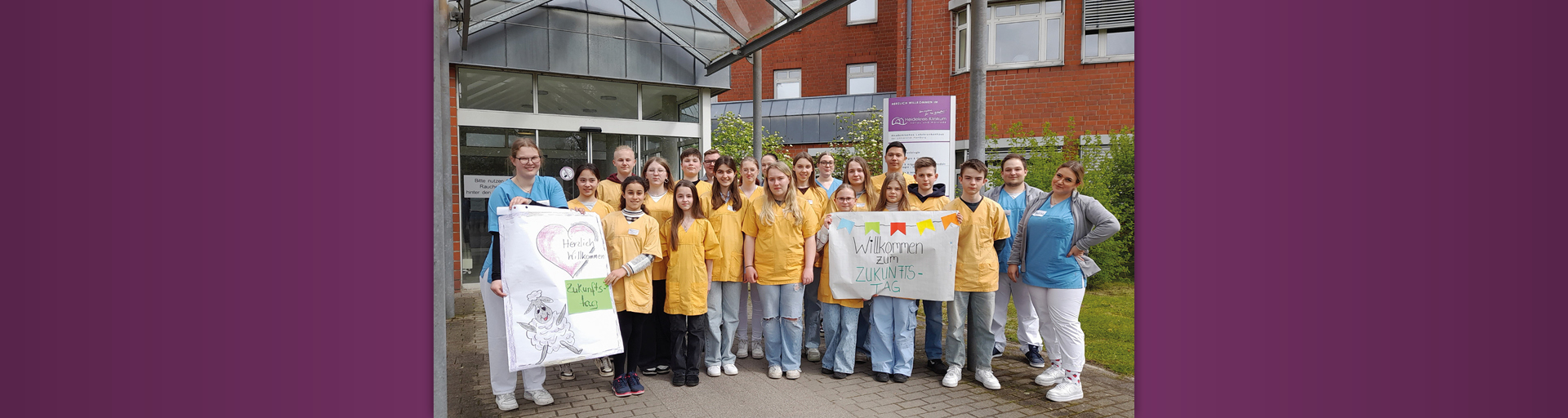 Zum Artikel: Zukunftstag im HKK – Rollstuhlparcours, piksen und Verbände anlegen
