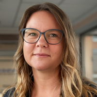 Porträtfoto von Frau Grebe.